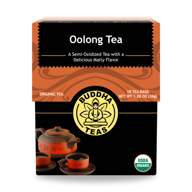 Buddha Teas Oolong Tea - front view