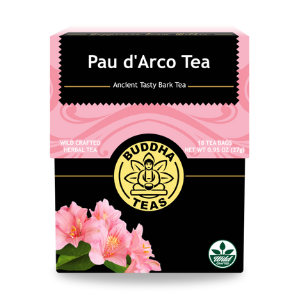 Buddha Teas Pau dArco Tea - front view
