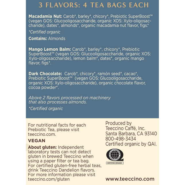 Prebiotic SuperBoost Herbal Tea Sampler Box