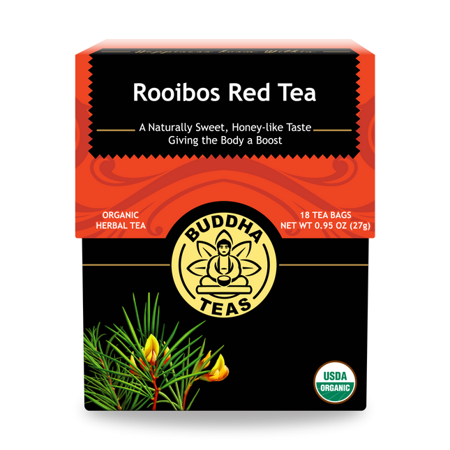 Buddha Teas Rooibos Red Tea - front view