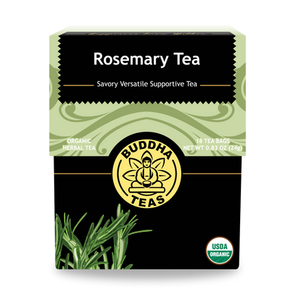 Buddha Teas Rosemary Tea - front view