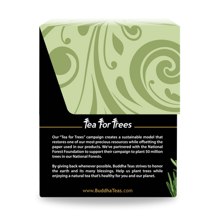 Buddha Teas Rosemary Tea - left side panel