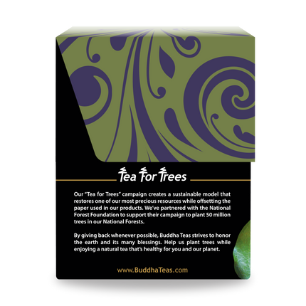 Buddha Teas Sarsaparilla Root Tea - left side panel