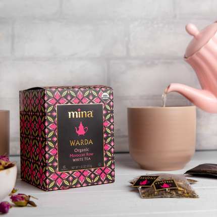 Warda, Organic Moroccan Rose White Tea