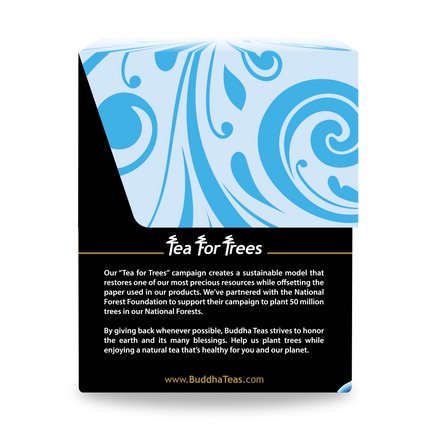 Buddha Teas Throat Bliss Blend - left side panel