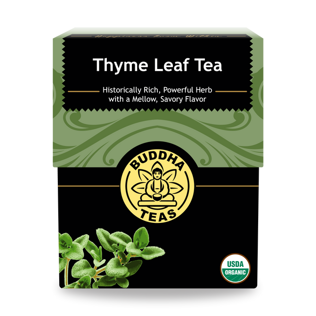 Buddha Teas Thyme Leaf Tea - front view