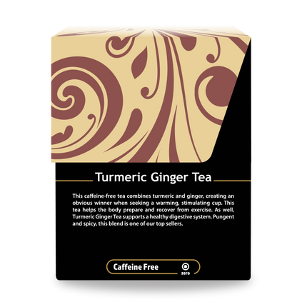 Buddha Teas Turmeric Ginger Tea - right side panel