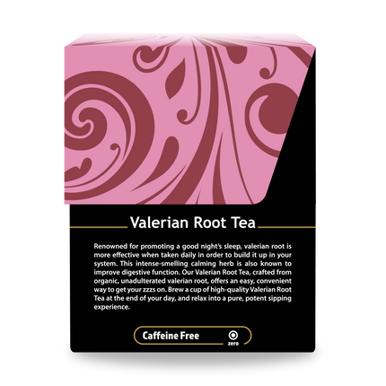 Buddha Teas Valerian Root Tea - right side panel