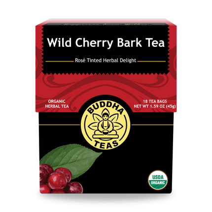 Buddha Teas Wild Cherry Bark Tea - front view