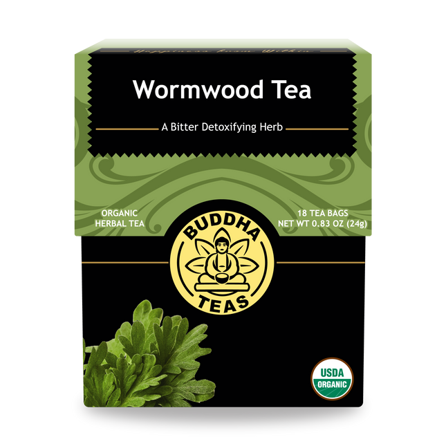 Buddha Teas Wormwood Tea - front view