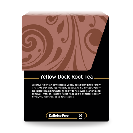 Buddha Teas Yellow Dock Root Tea - right side panel