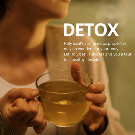 Akshit Holy Basil Tea ( Tulsi Leaf Tea ) ( 75 Tea Bags), Stress Relieving, Made with Pure Dried Holy Basil Tea loose Leaves, Immune Support Tea, Herbal Tea, Caffeine-free, Non-Gmo, Tulsi Energy Tea.