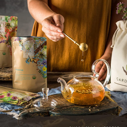 Organic Tea Sampler, 5 Caffeine-Free Wellness Herbal Blends