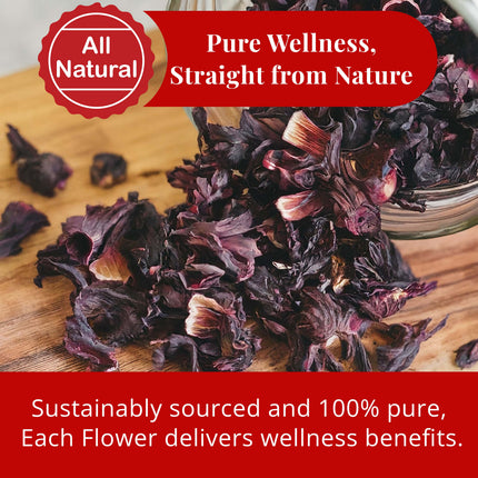 Akshit 50 Hibiscus Tea Bags – Natural Hibiscus Tea - Stress Relieving & Energy Tea