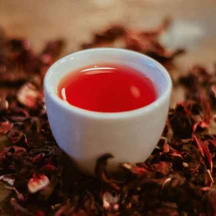Akshit 5 oz. Dried Hibiscus Flowers (Flor de Jamaica) Tea | Loose Leaf Tea | Caffeine-Free | Vegan Friendly | Fleurs d'hibiscus – Antioxidant Herbal Tea