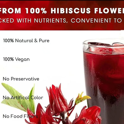 High-Quality Hibiscus Tea – Premium Crimson Herbal Infusion