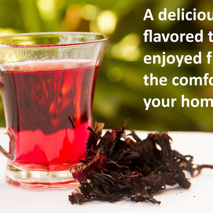 Akshit 5 oz. Dried Hibiscus Flowers (Flor de Jamaica) Tea | Loose Leaf Tea | Caffeine-Free | Vegan Friendly | Fleurs d'hibiscus – Antioxidant Herbal Tea