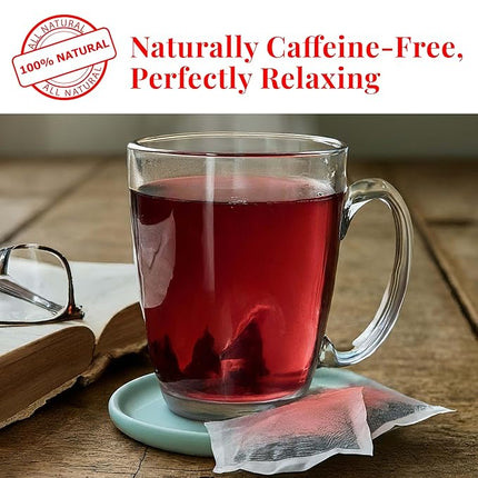 Akshit 50 Hibiscus Tea Bags – Natural Hibiscus Tea - Stress Relieving & Energy Tea