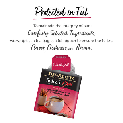 Spiced Chai Tea protected in foil