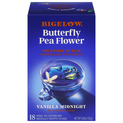 Box of Vanilla Midnight Butterfly Pea Flower Herbal Tea 