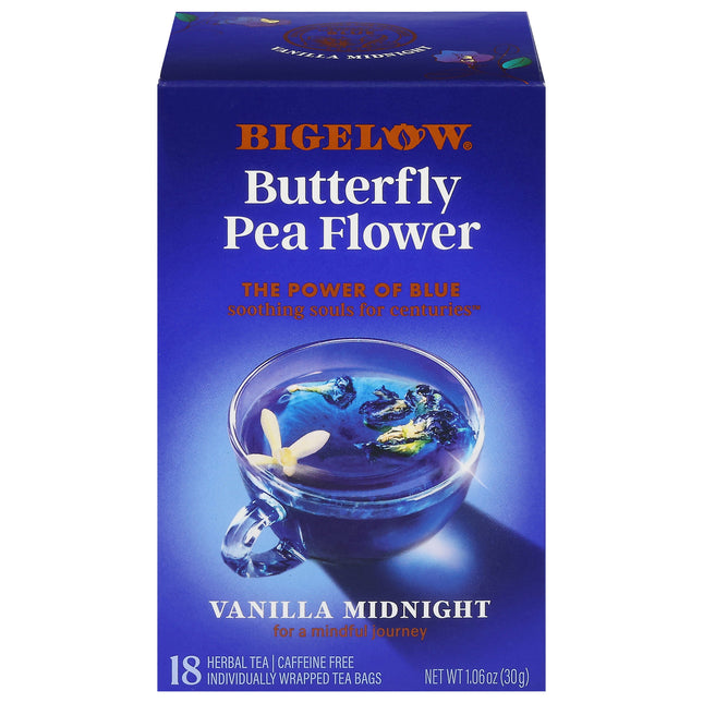 Box of Vanilla Midnight Butterfly Pea Flower Herbal Tea 