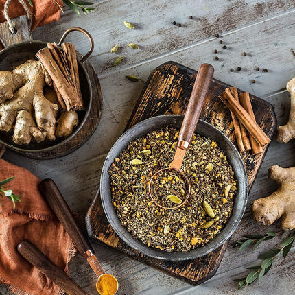 Turmeric Ginger Chai Tea, Anti-Inflammatory - Ayurvedic - Organic