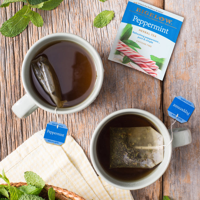 Cup of Peppermint Herbal Tea