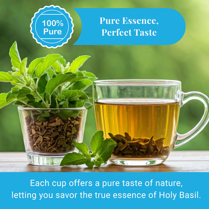 Akshit Dried Tulsi / Holy Basil Leaves | Tulsi Tea | Holy Basil Tea - 2.6oz