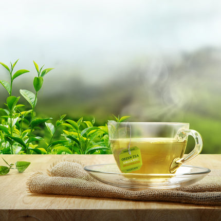Cup of Organic Green Tea Decaf Tea