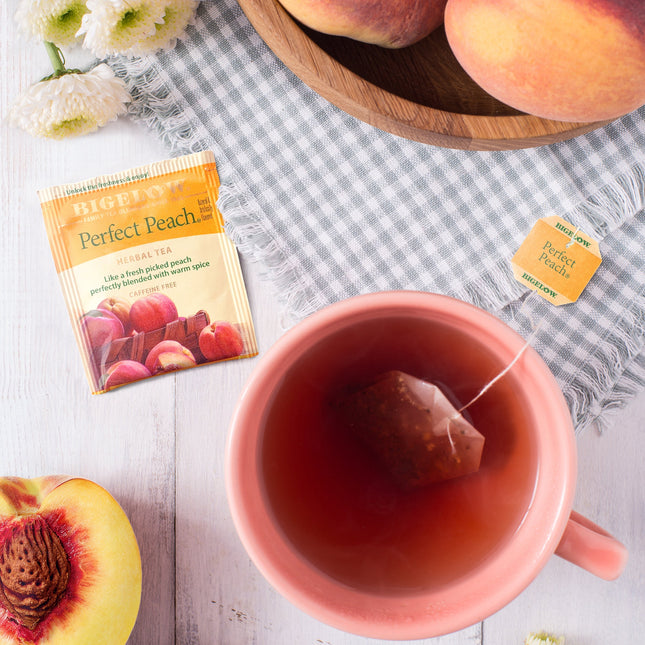 Mug of Perfect Peach Herbal Tea