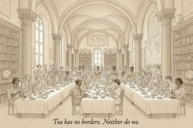 Tea Tribe Grand Hall Illustration