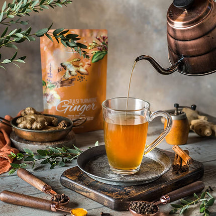 Turmeric Ginger Chai Tea, Anti-Inflammatory - Ayurvedic - Organic