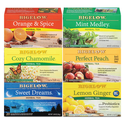 Front of Mixed Case of Herbal Teas - 6 boxes
