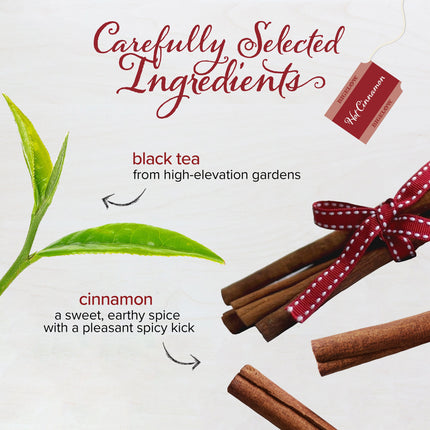 Ingredients display for Bigelow Hot Cinnamon Black Tea