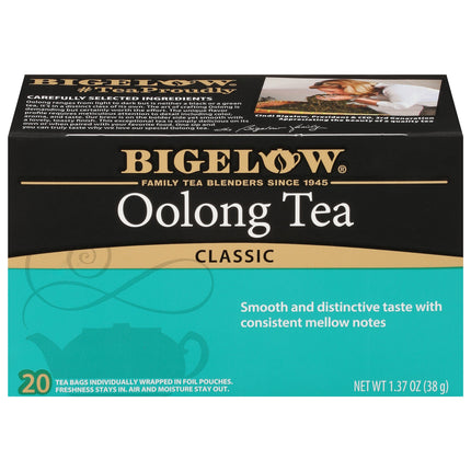 Front of Oolong Tea box